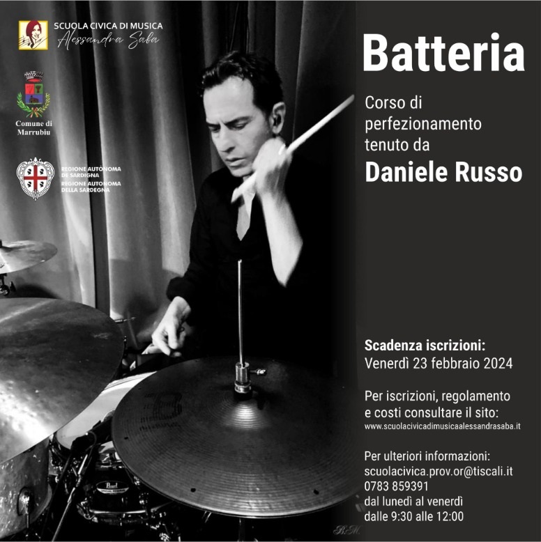 corso perfezionamento batteria daniele russo